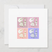 Bruid en Bruidegom Kaart (Voorkant)