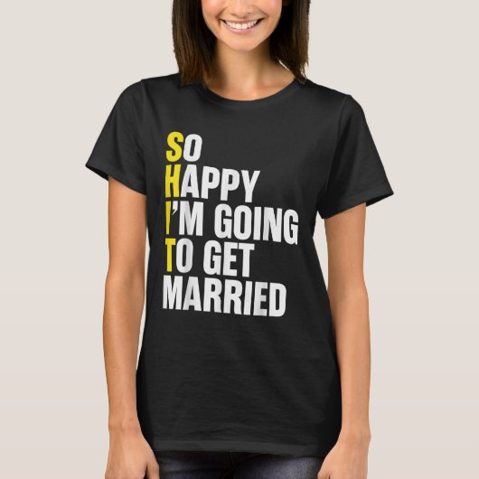 Bruid en bruidegom koppels Grappig Verloving bruil T-shirt (Voorkant)