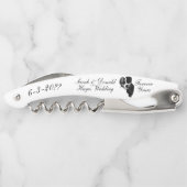 Bruid en bruidegom kurkentrekker (Achterkant)