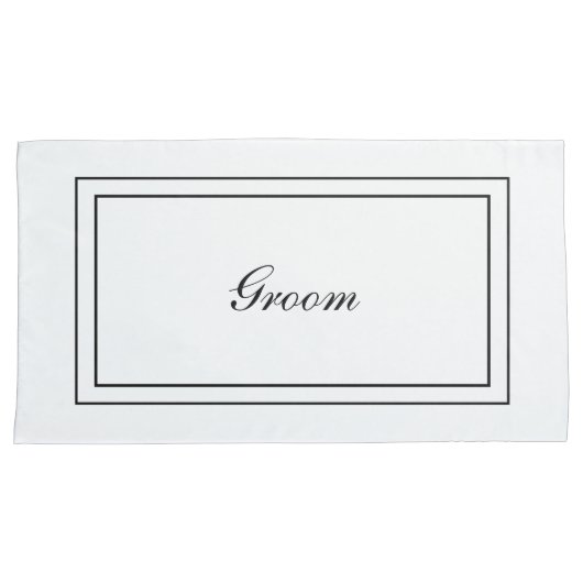 Bruid en bruidegom Kussenslopen (Voorkant-Rechts)