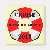 Bruid en bruidegom Life Preserver Magneet (Voorkant)