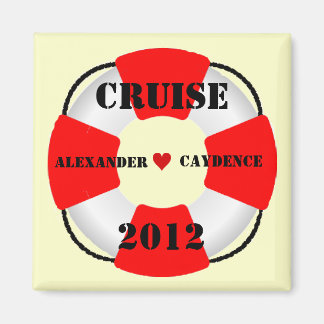 Bruid en bruidegom Life Preserver Magneet