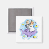 Bruid en Bruidegom Magneet (Voorkant / Achterkant)