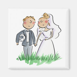 Bruid en Bruidegom Magneet