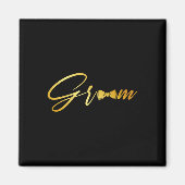 Bruid en bruidegom man en vrouw matching bruiloft magneet (Voorkant)