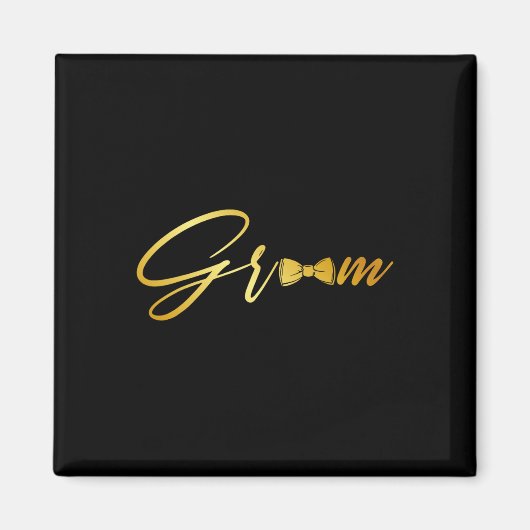 Bruid en bruidegom man en vrouw matching bruiloft magneet (Voorkant)