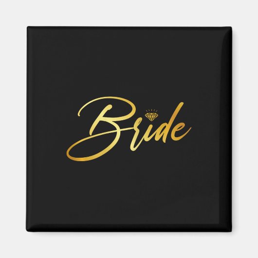 Bruid en bruidegom man en vrouw matching bruiloft magneet (Voorkant)