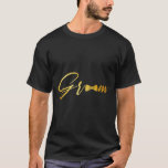 Bruid en bruidegom man en vrouw matching bruiloft t-shirt<br><div class="desc">Bruid en bruidegom man en vrouw matching bruiloft</div>