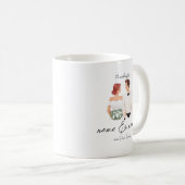 Bruid en bruidegom Mok, bruiloft mok (Voorkant rechts)