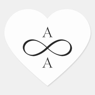 Bruid en Bruidegom Oneindig Hart Sticker