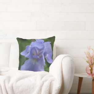 Bruid en Bruidegom Perwinkle Iris Bloemstuk Persoo Kussen
