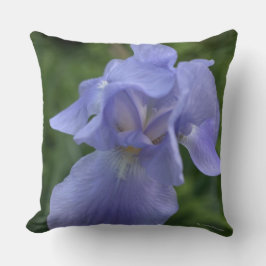 Bruid en Bruidegom Perwinkle Iris Bloemstuk Persoo Kussen