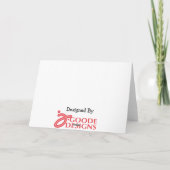 Bruid en bruidegom pinguïn Kaart (Achterkant)