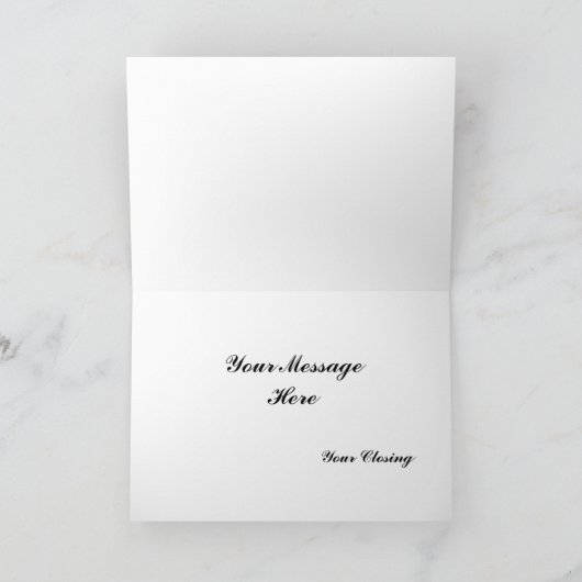 Bruid en bruidegom pinguïn Kaart (Binnen)