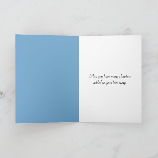 Bruid en bruidegom pinguïns op een ijsberg kaart (Binnen)