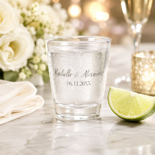 Bruid en Bruidegom Shot Glas
