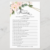 bruid en bruidegom trivia Vrijgezellenfeest spel Flyer (Voorkant)