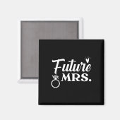 bruid en bruidegom trouwdag huwelijk net getrouwd magneet (Voorkant / Achterkant)