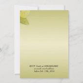 bruid en bruidegom trouwuitnodiging kaart (Achterkant)