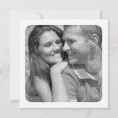 Bruid en Bruidegom Uilen Bruiloft Save the Date (Achterkant)