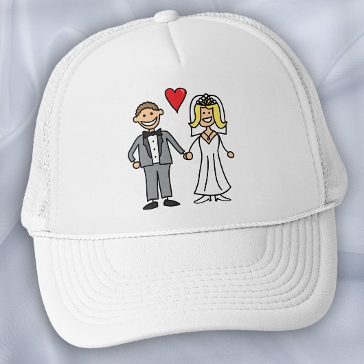 Bruid En Bruidegom (Voeg Eigen Tekst Toe) Trucker Pet