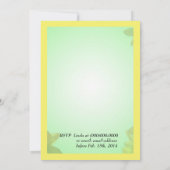 bruid- en bruinbruidbruinbruin, tulpbloemen kaart (Achterkant)