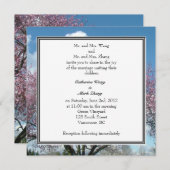 bruid - en groom - huwelijksuitnodiging voor ouder kaart (Voorkant / Achterkant)