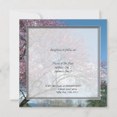 bruid - en groom - huwelijksuitnodiging voor ouder kaart (Achterkant)