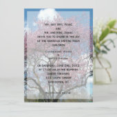 bruid - en groom - huwelijksuitnodiging voor ouder kaart (Staand voorkant)