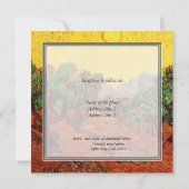 bruid - en groom - huwelijksuitnodiging voor ouder kaart (Achterkant)