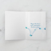 bruid en groom in open venster strandscène kaart (Binnen)