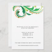 bruid - en groomouders trouwuitnodigingen kaart (Achterkant)