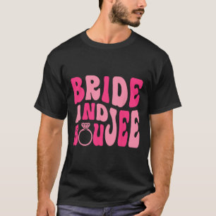 Bruid En Luxe Bach Groovy Overeenkomstige Bachelor T-shirt