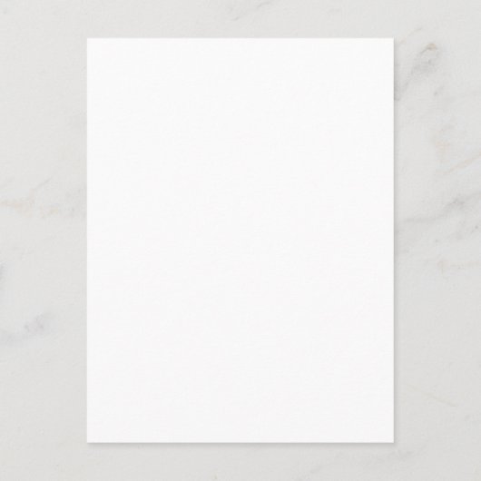 Bruid en Rozen Save The Date Aankondiging Ansichtk (Achterkant)