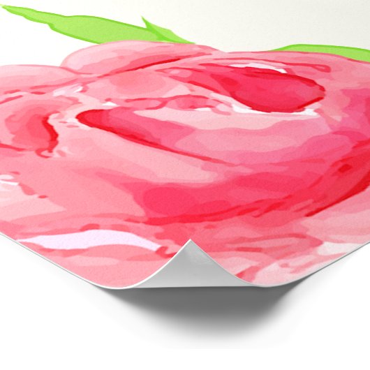 Bruid en Rozen Vrijgezellenfeest Welkom Poster (Hoek)