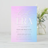 bruid era bruids douche uitnodiging (Staand voorkant)