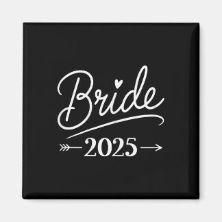 Bruid Est 2025 Getrouwd Bruidsfeest Bachel Magneet