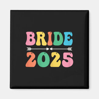 Bruid Est 2025 Getrouwd Bruidsfeest Bachel Magneet