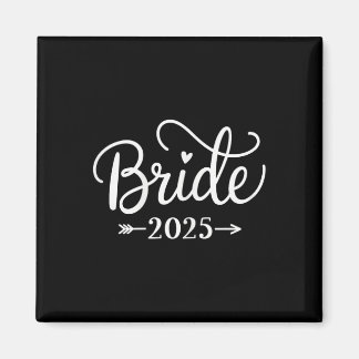 Bruid Est 2025 Getrouwd Bruidsfeest Bachel Magneet