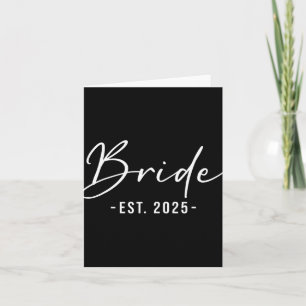 Bruid Est. 2025 Matching Getting Ready Bruid Bruid Kaart