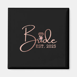 Bruid Est 2025 Mevrouw Bachelorette Party Bruiloft Magneet