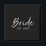 Bruid Est 2025 toekomstige vrouw verloofde geschen Magneet<br><div class="desc">Bruid Est 2025 toekomstige vrouw verloofde geschenken voor haar Verloving 1</div>