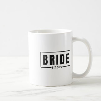 Bruid Est. 2025 Toekomstige vrouw Verloving Bachel Koffiemok