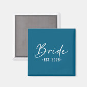 Bruid est 2026 bijpassende bruid bruidegom die zic magneet (Voorkant / Achterkant)