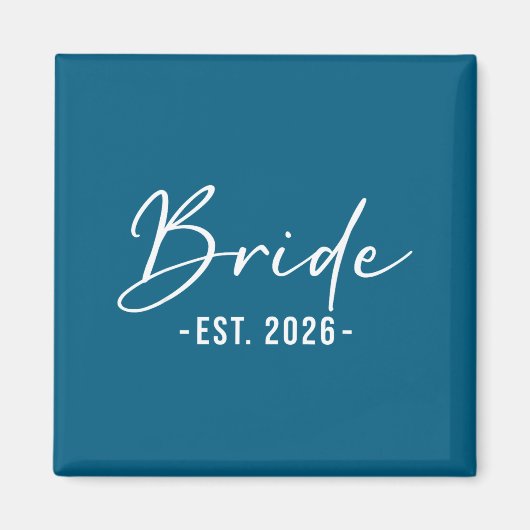 Bruid est 2026 bijpassende bruid bruidegom die zic magneet (Voorkant)