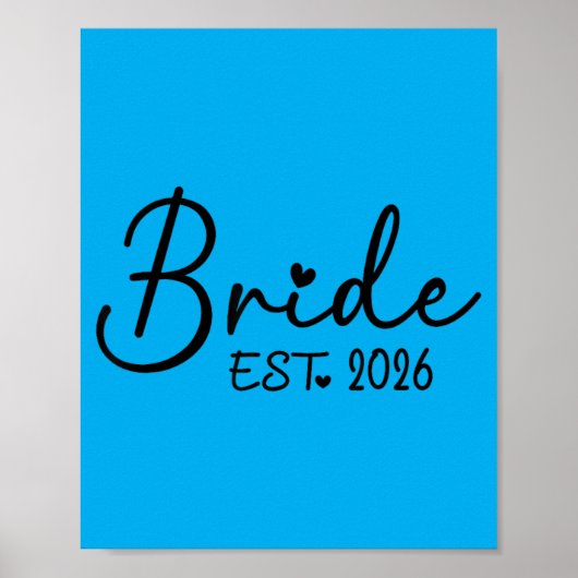 Bruid Est 2026 Bijpassende Bruidegom 2026 Poster (Voorkant)