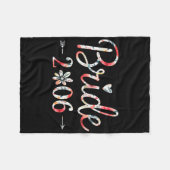 Bruid Est 2026 Getrouwd Trouwen Bruiloft Bruidsfee Fleece Deken (Voorkant (Horizontaal))