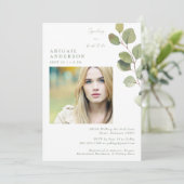 Bruid Foto Sage Verwennen onze bruid-to-be Douche Kaart (Staand voorkant)