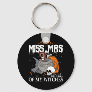 Bruid Future Mrs. Witchy Gothic Wedding Bacheloret Sleutelhanger