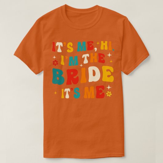 bruid geschenken bruiloft aankondiging grappige br t-shirt (Design voorkant)